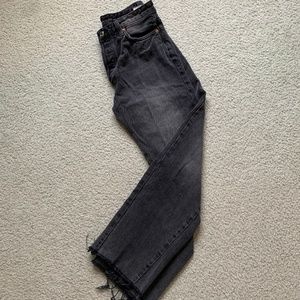 Dark gray high rise jeans (Free People)